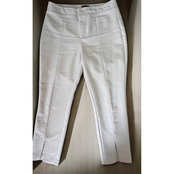 Crosby. Vesey Slot Front Pants Khaki Size 8 Trousers Business Casual - Picture 3 of 10